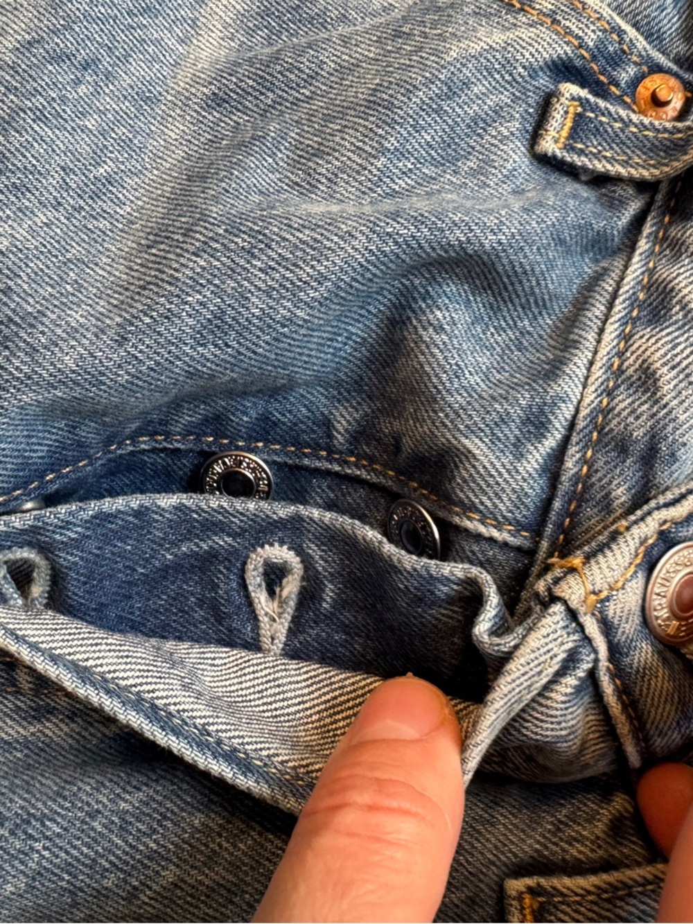 Levi's Men's Straight Blue Denim Jeans - Picture 2 of 5